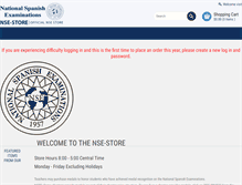 Tablet Screenshot of nse-store.com